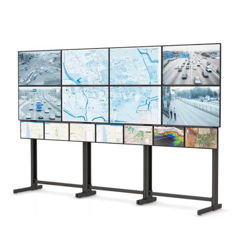 Standing Video Wall Floor Stand